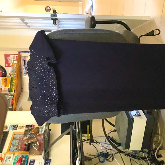 SCOTT MC CLINTOCK LONG BLACK DRESS - Picture 9 of 10